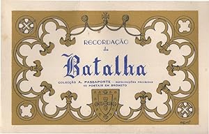Recordacao De Batalha Portugal 10x Real Photo Postcard Book