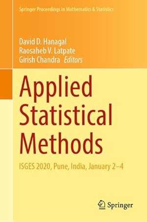 Bild des Verkufers fr Applied Statistical Methods : ISGES 2020, Pune, India, January 24 zum Verkauf von AHA-BUCH GmbH