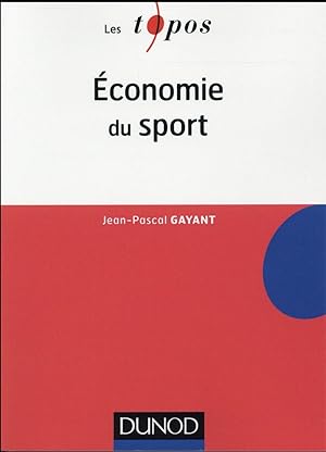 Image du vendeur pour conomie du sport mis en vente par Chapitre.com : livres et presse ancienne