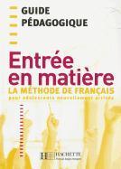Seller image for Entre en matire for sale by Chapitre.com : livres et presse ancienne