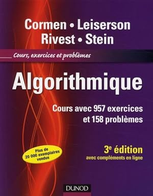 Image du vendeur pour Algorithmique mis en vente par Chapitre.com : livres et presse ancienne