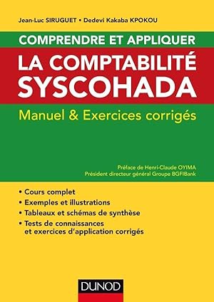 comprendre et appliquer la comptabilité Syscohada ; manuel et exercices