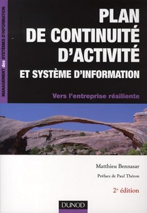 Plan de continuité d'activité et système d'information