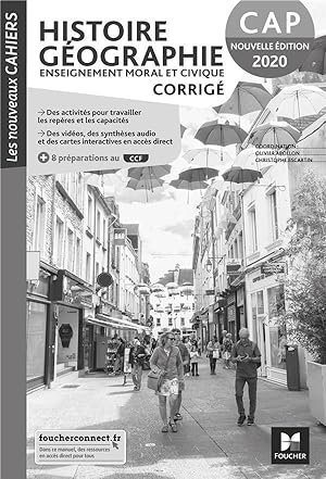 Les nouveaux cahiers : histoire-géographie-EMC ; CAP ; corrigé (édition 2020)
