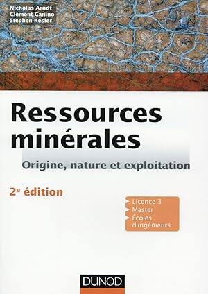 Immagine del venditore per ressources minrales (2e dition) venduto da Chapitre.com : livres et presse ancienne
