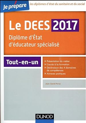 je prépare ; le DEES 2017 ; diplôme d'Etat d'éducateur spécialisé