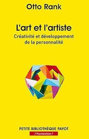 l'art et l'artiste ; créativité et développement de la personnalité