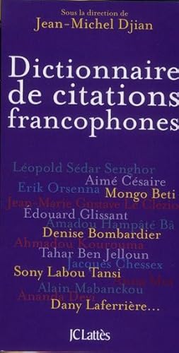 dictionnaire des citations francophones