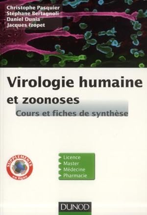 virologie humaine et zoonoses ; cours, fiches de synthése et QCM