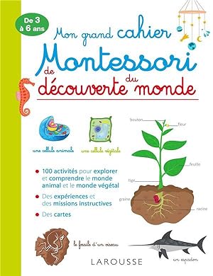 mon grand cahier Montessori de découverte du monde
