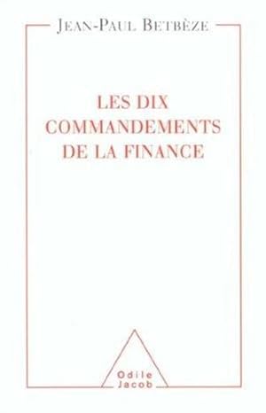 Les dix commandements de la finance