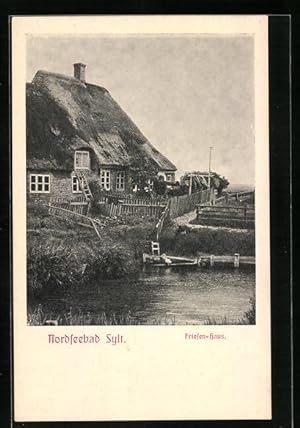 Bild des Verkufers fr Ansichtskarte Sylt, Friesen-Haus zum Verkauf von Bartko-Reher