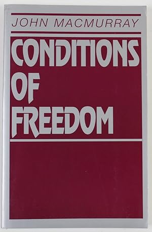 Bild des Verkufers fr Conditions of Freedom zum Verkauf von Buchkanzlei