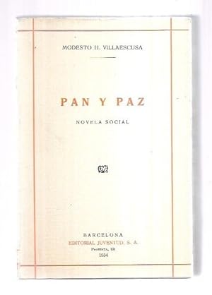 Imagen del vendedor de PAN Y PAZ a la venta por Desvn del Libro / Desvan del Libro, SL