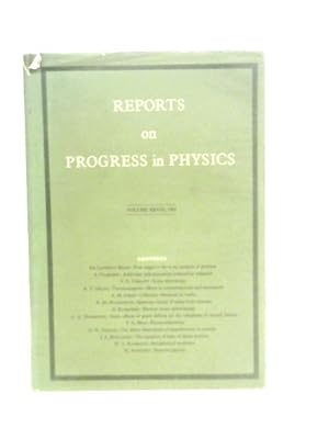 Seller image for Reports on Progress in Physics Volume XXVIII for sale by World of Rare Books