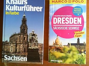 Seller image for 1) Marianne Mehling (Hg.): Knaurs Kulturfhrer in Farbe: Sachsen. 2) Angela Stuhrberg: Marco Polo - Dresden | Schsische Schweiz. Zusammen 2 Bcher. for sale by Buch-Galerie Silvia Umla