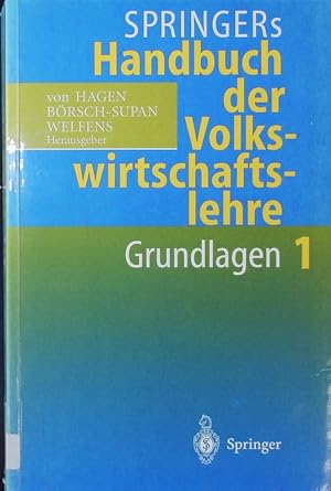 Immagine del venditore per Springers Handbuch der Volkswirtschaftslehre. venduto da Antiquariat Bookfarm