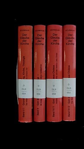 Bild des Verkufers fr Der Glaube der Kirche. Bd. I/1, Bd. II, Bd. IV/1, Bd. IV/2, Bd. V/1, Bd. V/2, Bd. V/3, Bd. V/4, Bd. V/5, Bd. VI/1, Bd. VI/2. zum Verkauf von Antiquariat Bookfarm