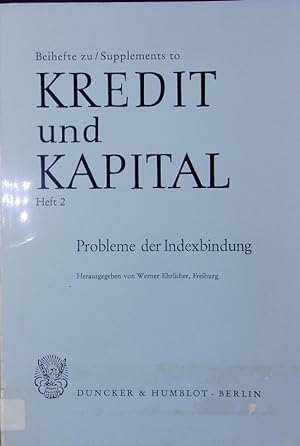 Image du vendeur pour Probleme der Indexbindung. mis en vente par Antiquariat Bookfarm
