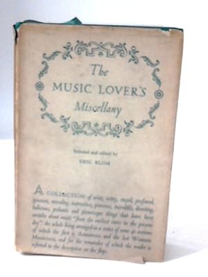 Bild des Verkufers fr The Music Lover's Miscellany zum Verkauf von World of Rare Books