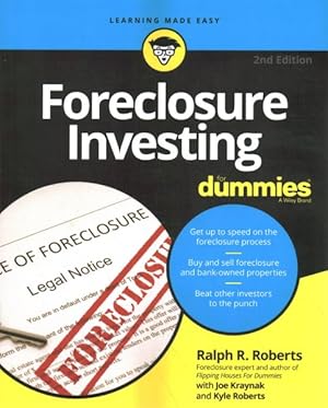 Bild des Verkufers fr Foreclosure Investing for Dummies zum Verkauf von GreatBookPrices