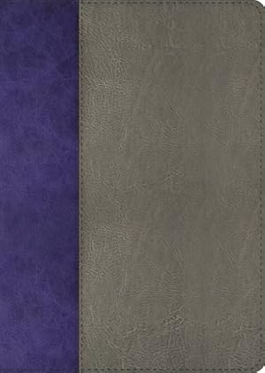 Image du vendeur pour Jeremiah Study Bible, Nkjv - Gray and Purple Leatherluxe Edition : What It Says. What It Means. What It Means for You. mis en vente par GreatBookPrices