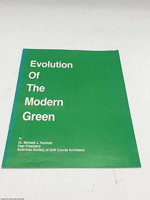 Immagine del venditore per Evolution of the Modern Green venduto da 84 Charing Cross Road Books, IOBA