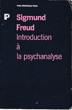Image du vendeur pour Introduction  la psychanalyse, mis en vente par L'Odeur du Book