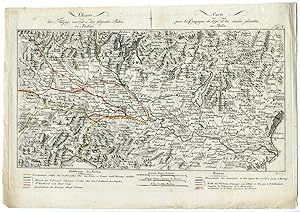 Seller image for Rare-Antique Map-BATTLE-CAMPAIGN-ARMY-ITALY-Schleuen-Gross-1808 for sale by Pictura Prints, Art & Books