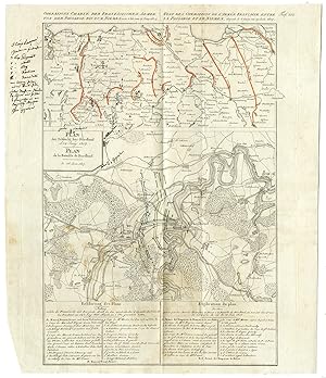 Rare-Antique Map-BATTLE OF FRIEDLAND-RUSSIA-PRAVDINSK-Muller-Gross-1808