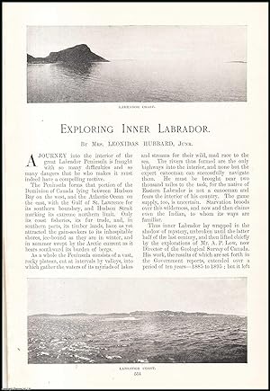 Imagen del vendedor de Exploring Inner Labrador, Peninsula. An original article from the Windsor Magazine, 1908. a la venta por Cosmo Books