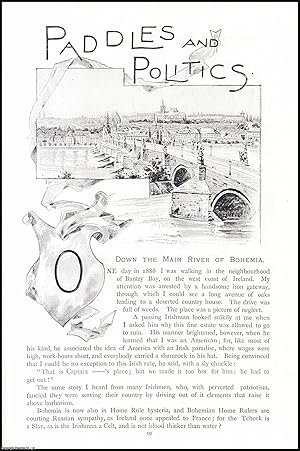 Imagen del vendedor de Paddles & Politics : down the main river of Bohemia. An uncommon original article from the Pall Mall Magazine, 1894. a la venta por Cosmo Books