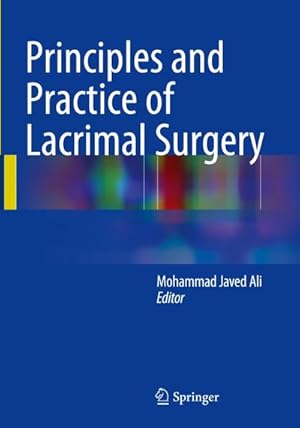 Immagine del venditore per Principles and Practice of Lacrimal Surgery venduto da AHA-BUCH GmbH