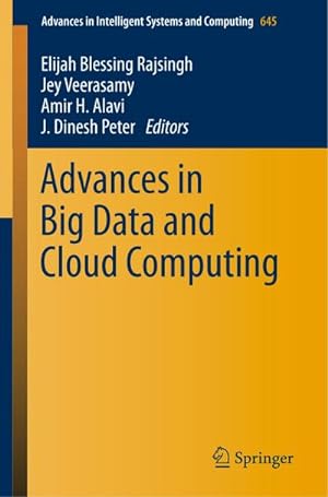 Bild des Verkufers fr Advances in Big Data and Cloud Computing zum Verkauf von AHA-BUCH GmbH