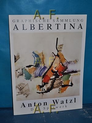 Seller image for Anton Watzl - Das Sptwerk : Katalog zur 402. Ausstellung der Graphischen Sammlung Albertina - Wien, 15. April bis 30. Mai 1999. for sale by Antiquarische Fundgrube e.U.