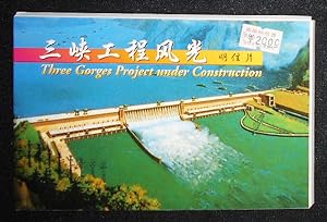 Three Gorges Project under Construction [8 color postcards in folder]