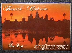 Angkor Wat, Kingdom of Cambodia -- Series 15 [10 color postcards in color illustrated folder]