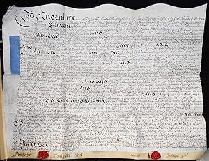 1718 Parchment English Lease for Property in Hawkhurst, Kent Co