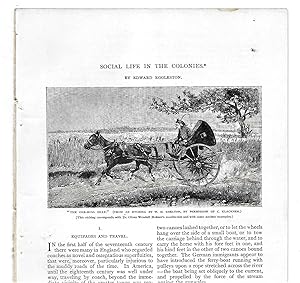 Seller image for Social Life In The Colonies for sale by Legacy Books II