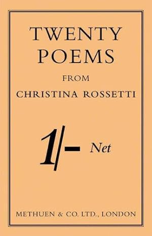 Imagen del vendedor de Selected Poems from Christina Rossetti (Methuen Shilling) a la venta por WeBuyBooks