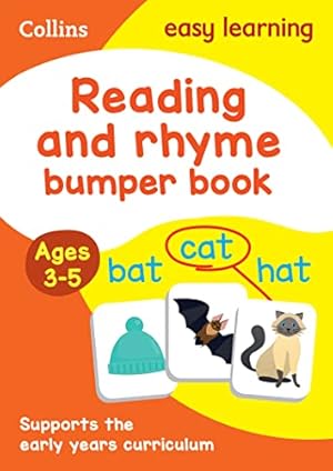 Seller image for Collins Easy Learning Preschool Reading and Rhyme Bumper Book Ages 3-5 by Collins Easy Learning [Paperback ] for sale by booksXpress