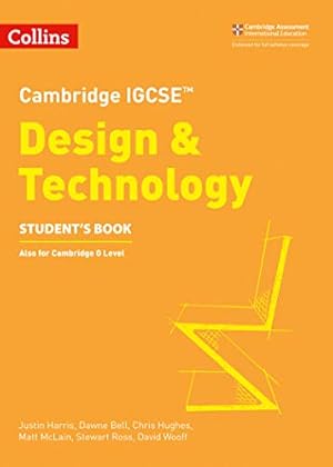 Bild des Verkufers fr Cambridge International Examinations Cambridge IGCSE® Design and Technology Students Book [Soft Cover ] zum Verkauf von booksXpress