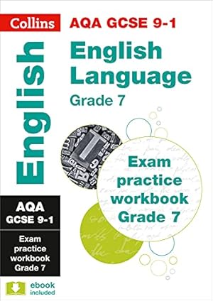 Seller image for Collins GCSE 9-1 Revision AQA GCSE 9-1 English Language Exam Practice Workbook for grade 7 by Collins UK [Paperback ] for sale by booksXpress
