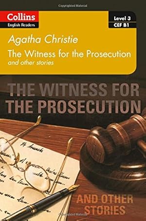 Imagen del vendedor de Witness for the Prosecution and other stories: B1 (Collins Agatha Christie ELT Readers) by Christie, Agatha [Paperback ] a la venta por booksXpress