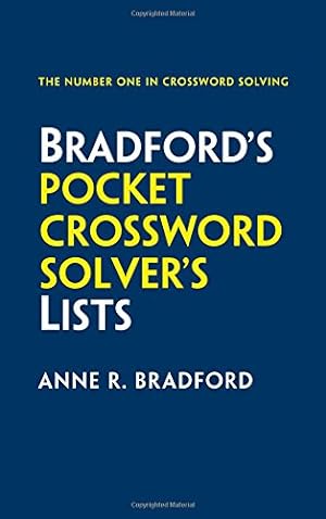Image du vendeur pour Bradford s Pocket Crossword Solver's Lists by Bradford, Anne R. [Paperback ] mis en vente par booksXpress