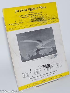 Seller image for The Radio Officers' News, Volume LXI, No. LII (August 20, 1955); Issued by The Radio Officers' Union of the Commercial Telegraphers Union, A.F. of L. for sale by Bolerium Books Inc.