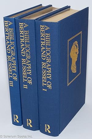 Seller image for A Bibliography of Bertrand Russell I, II, III (Three-Volume Set) for sale by Bolerium Books Inc.