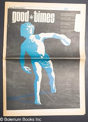 Immagine del venditore per Good Times: vol. 4, #24, July 23 - Aug. 5, 1971: Complete Guide to Frisbee venduto da Bolerium Books Inc.