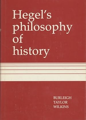 Imagen del vendedor de Hegel's Philosophy of History. a la venta por Fundus-Online GbR Borkert Schwarz Zerfa