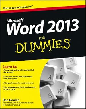 Seller image for Word 2013 For Dummies (Paperback or Softback) for sale by BargainBookStores